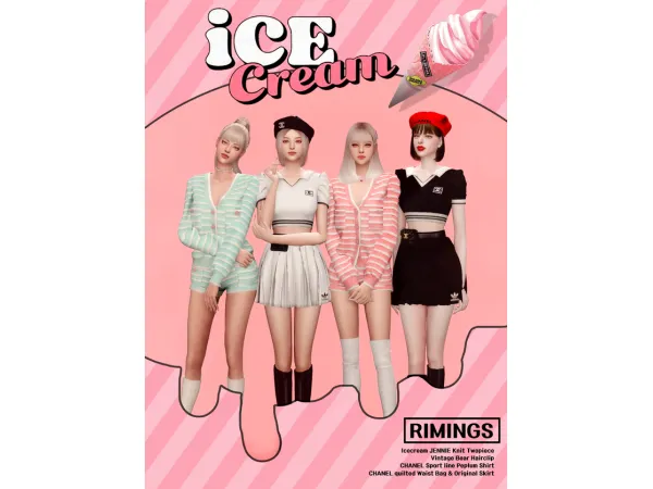 Alpha ICECREAM by simsfinds - The Sims 4 Custom Content