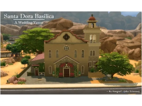 Maxis Match Santa Dora Basilica - The Sims 4 Custom Content