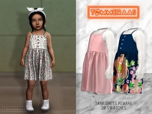 Alpha TØMMERAAS Tank Dress (16) by tommeraas - The Sims 4 Custom Content