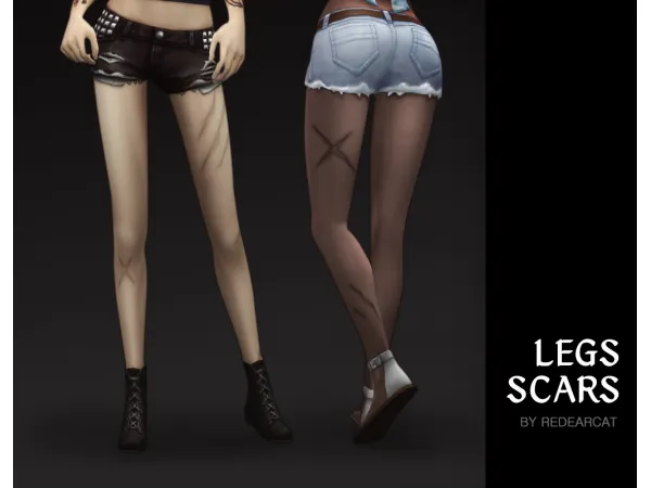 Maxis Match LEGS SCAR_1 by simsfinds - The Sims 4 Custom Content