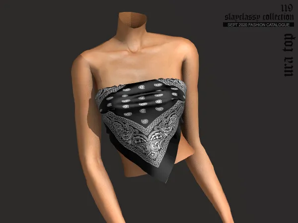 Alpha SC119 Ura Top - The Sims 4 Custom Content