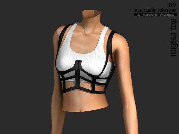 Alpha SC119 Ola Top by slayclassy - The Sims 4 Custom Content