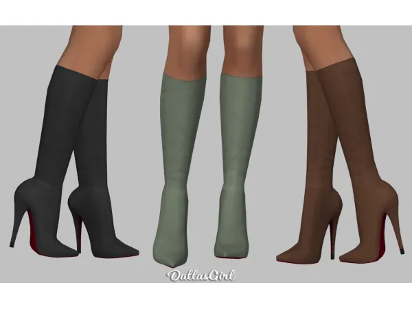Maxis Match Montana Boots by simsfinds - The Sims 4 Custom Content