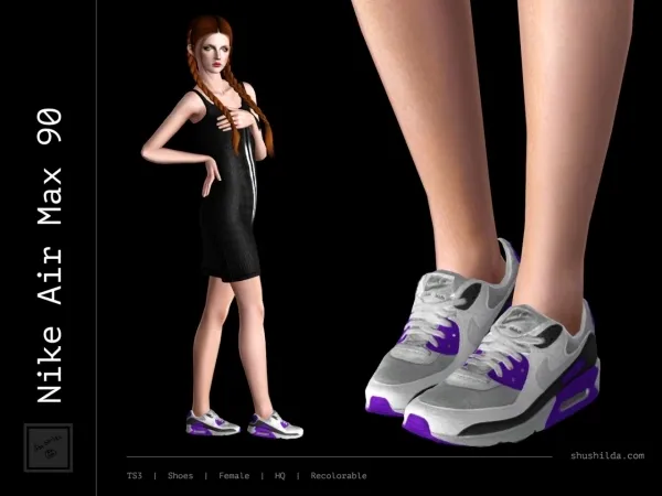 Nike Air Max 90 by simsfinds - The Sims 3 Custom Content