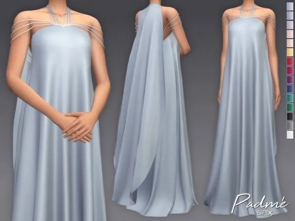 Mix Padme Amidala dress by thesimsresource - The Sims 4 Custom Content