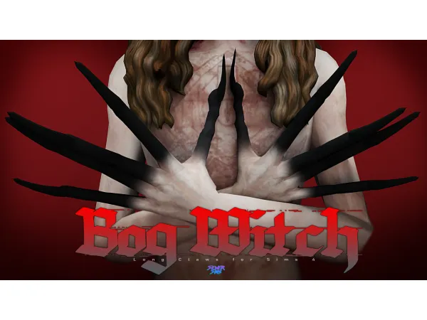 Alpha Bog Witch Claws Version 1 - The Sims 4 Custom Content