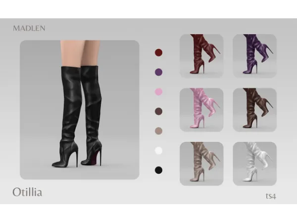 Maxis Match Madlen Otillia Boots - The Sims 4 Custom Content
