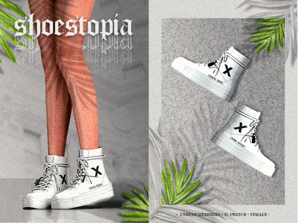 Alpha shoestopia undead memories shoes by shoestopia - The Sims 4 Custom Content
