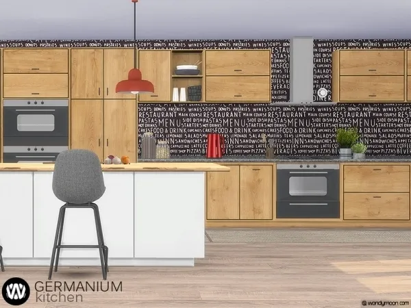 Alpha wondymoon's Germanium Kitchen Part II by thesimsresource - The Sims 4 Custom Content