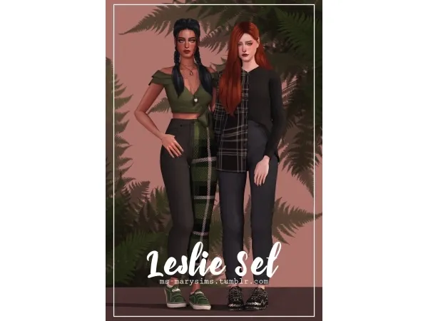 Leslie Set | Maxis Match by MS | Mary Sims