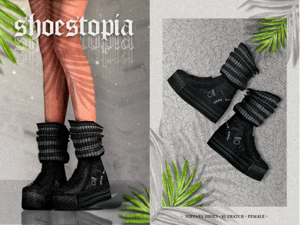 Alpha shoestopia nirvana shoes by shoestopia - The Sims 4 Custom Content