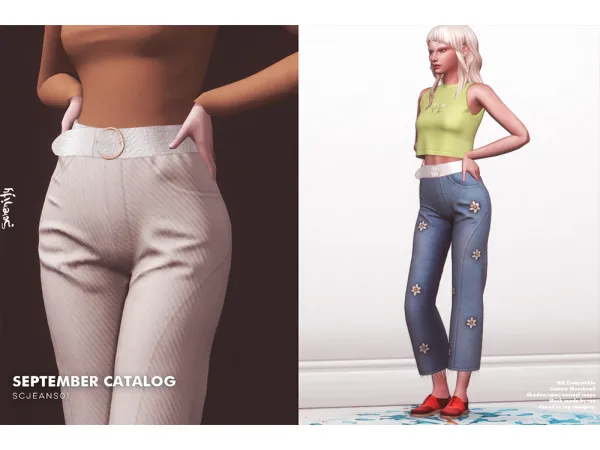 Alpha SC Jeans01 by serenity-cc - The Sims 4 Custom Content