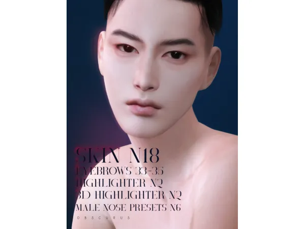 Alpha male asian skin and more sims by simsfinds - The Sims 4 Custom Content