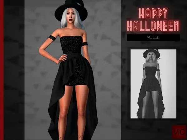 Maxis Match Viy Sims' Witch Halloween VI - The Sims 4 Custom Content