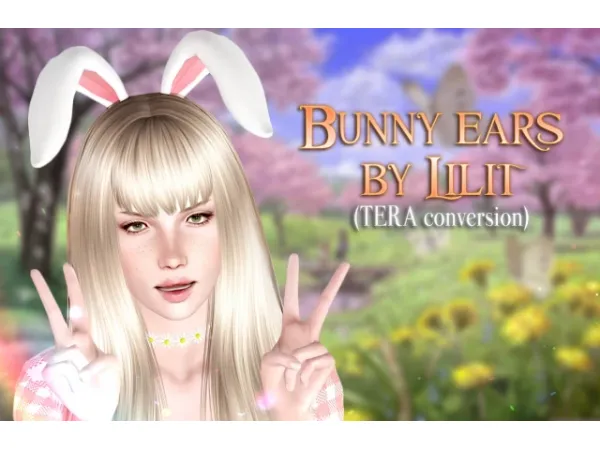 Bunny ears by simsfinds - The Sims 3 Custom Content