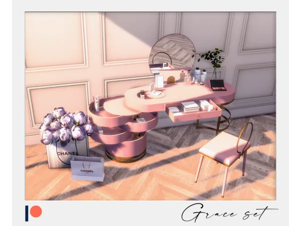 Alpha Grace set by simsfinds - The Sims 4 Custom Content