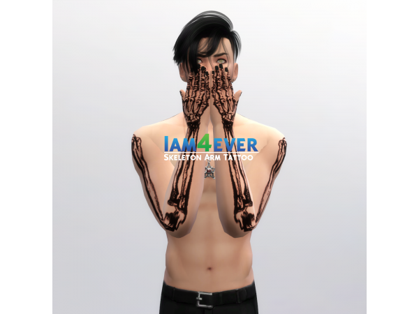 Animal Skeleton Tattoos Stickers Lasting Arm Sleeve Tattoo Fashion for  Woman Men-966342