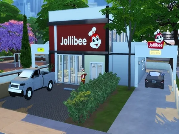 Alpha simlyph's Jollibee Fast Food Stickers by thesimsresource - The Sims 4 Custom Content
