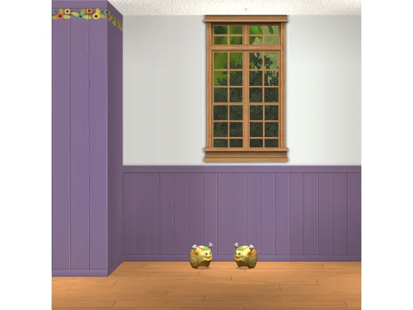 half wall by simsfinds - The Sims 2 Custom Content