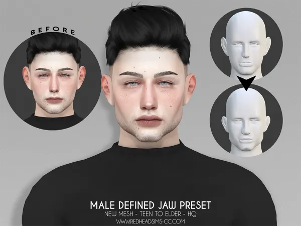 MALE DEFINED JAW PRESET