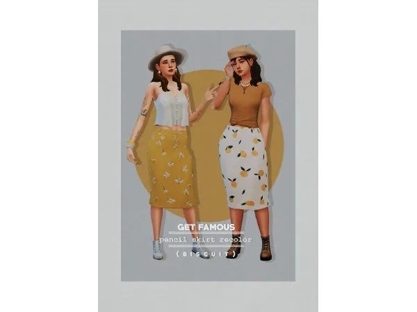 Maxis Match GET FAMOUS PENCIL SKIRT RECOLOR by simsfinds - The Sims 4 Custom Content