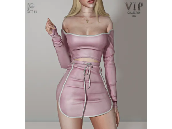 Alpha Clothes SET P06 by by simsfinds - The Sims 4 Custom Content