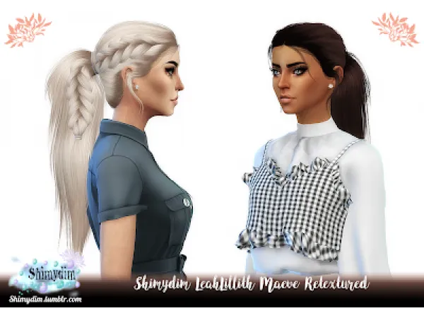 Alpha S4 LeahLillith Maeve Retexture Naturals Unnaturals by shimydim - The Sims 4 Custom Content