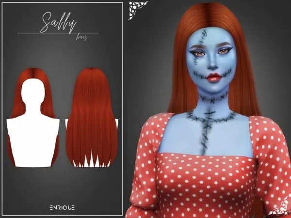 Maxis Match EnriqueS4 Sally Hairstyle by thesimsresource - The Sims 4 Custom Content