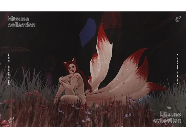 Mix Kitsune Collection by byhayleylu - The Sims 4 Custom Content