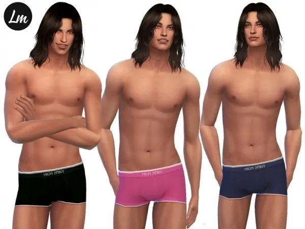 Maxis Match Lucy Muni's High Spirit boxer shorts - The Sims 4 Custom Content