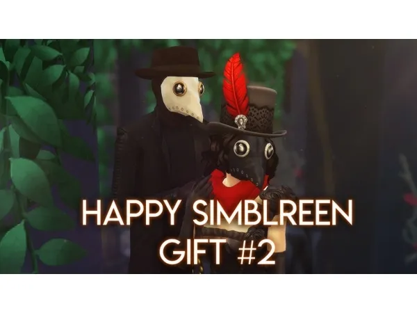 Maxis Match Plague Doctor Masks by simsfinds - The Sims 4 Custom Content