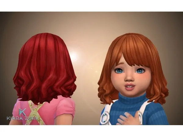 Maxis Match Madi Hairstyle for Toddlers by simsfinds - The Sims 4 Custom Content