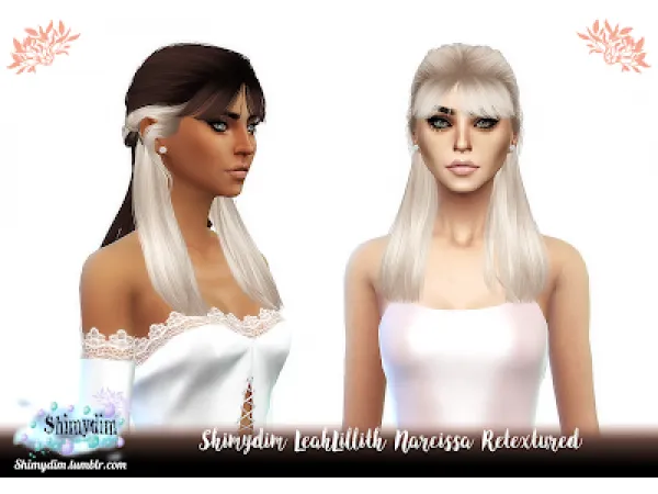 Alpha S4 LeahLillith Narcissa Retexture Ombre Naturals Unnaturals by shimydim - The Sims 4 Custom Content