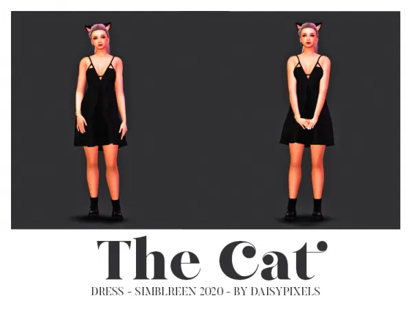Maxis Match The Cat (Simblreen 2020) by daisypixels - The Sims 4 custom content