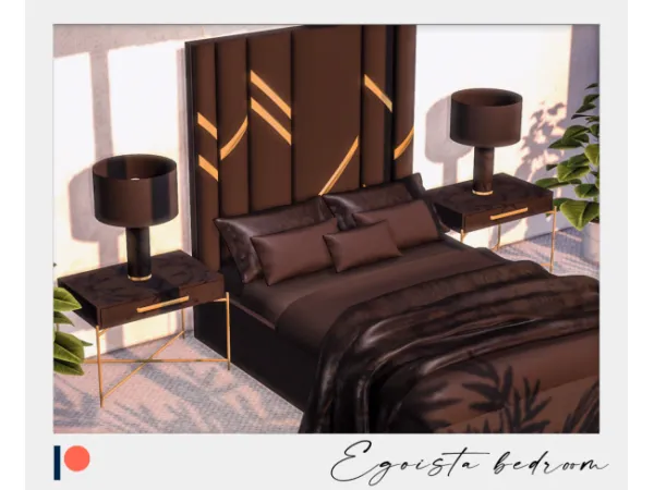 Alpha Egoista bedroom by simsfinds - The Sims 4 Custom Content