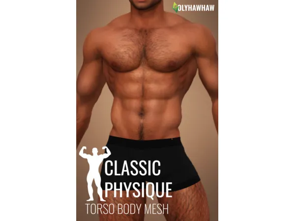 Maxis Match BODY CLASSIC PHYSIQUE by simsfinds - The Sims 4 Custom Content