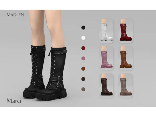 Maxis Match Madlen Marci Boots by madlensims - The Sims 4 Custom Content