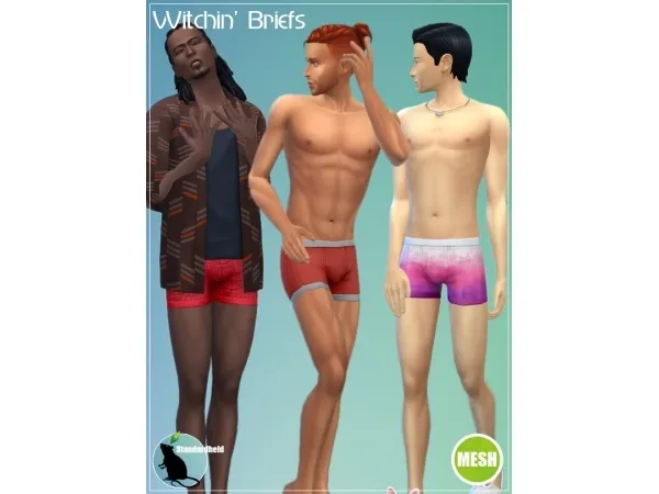 Maxis Match Witchin Briefs (Recolor) - The Sims 4 Custom Content