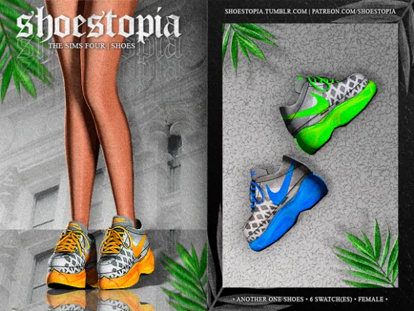Alpha shoestopia another one shoes by shoestopia - The Sims 4 Custom Content