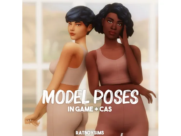 Maxis Match model poses by simsfinds - The Sims 4 Custom Content