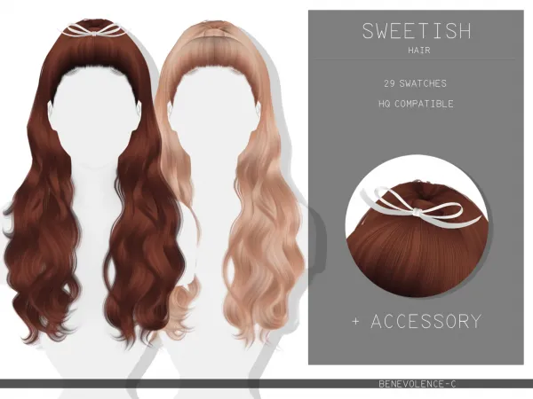 Alpha Sweetish Hair by luminescent - The Sims 4 Custom Content