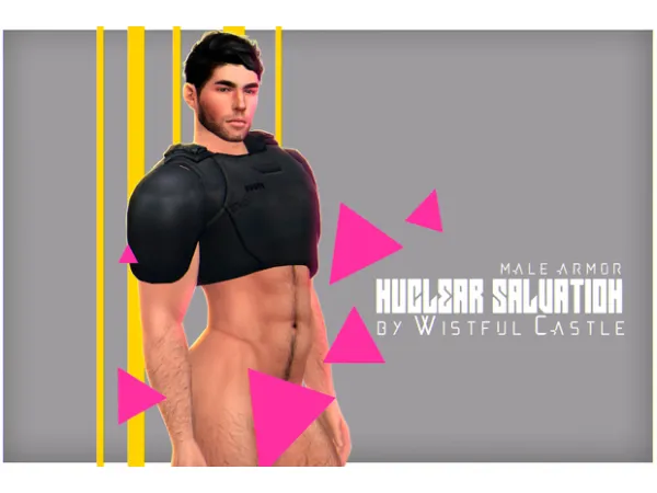 Maxis Match Nuclear salvation (armor) by simsfinds - The Sims 4 Custom Content