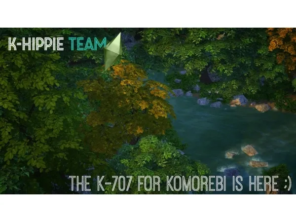 Alpha K 707 NATURE MOD KOMOREBI by simsfinds - The Sims 4 Custom Content