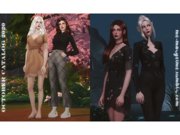 Alpha OCTOBER CATALOG 2020 by MS Mary Sims - The Sims 4 Custom Content