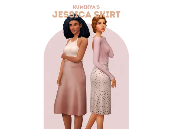 Maxis Match Jessica Skirt by simsfinds - The Sims 4 Custom Content