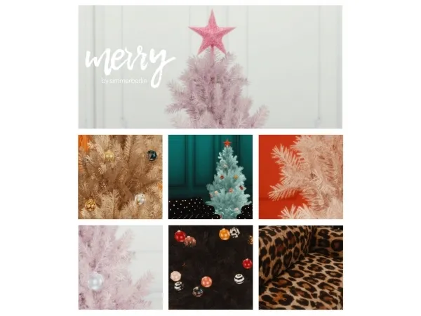 Alpha DAY 3 MERRY a recolor set - The Sims 4 Custom Content