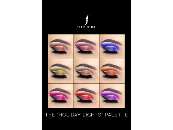 Alpha THE HOLIDAY LIGHTS PALETTE - The Sims 4 Custom Content