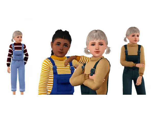 maxis match overalls by simsfinds - The Sims 3 Custom Content