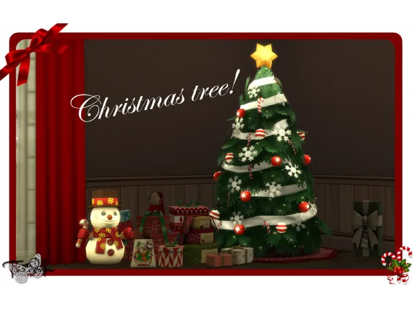 Maxis Match Christmas tree seasons recolor by simsfinds - The Sims 4 Custom Content