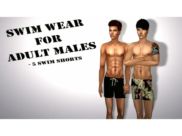 Swimwear by thebonomo1 - The Sims 2 Custom Content